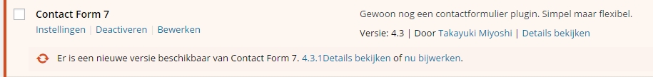 plugin updaten wordpress