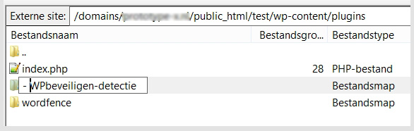 Filezilla naam aanpassen