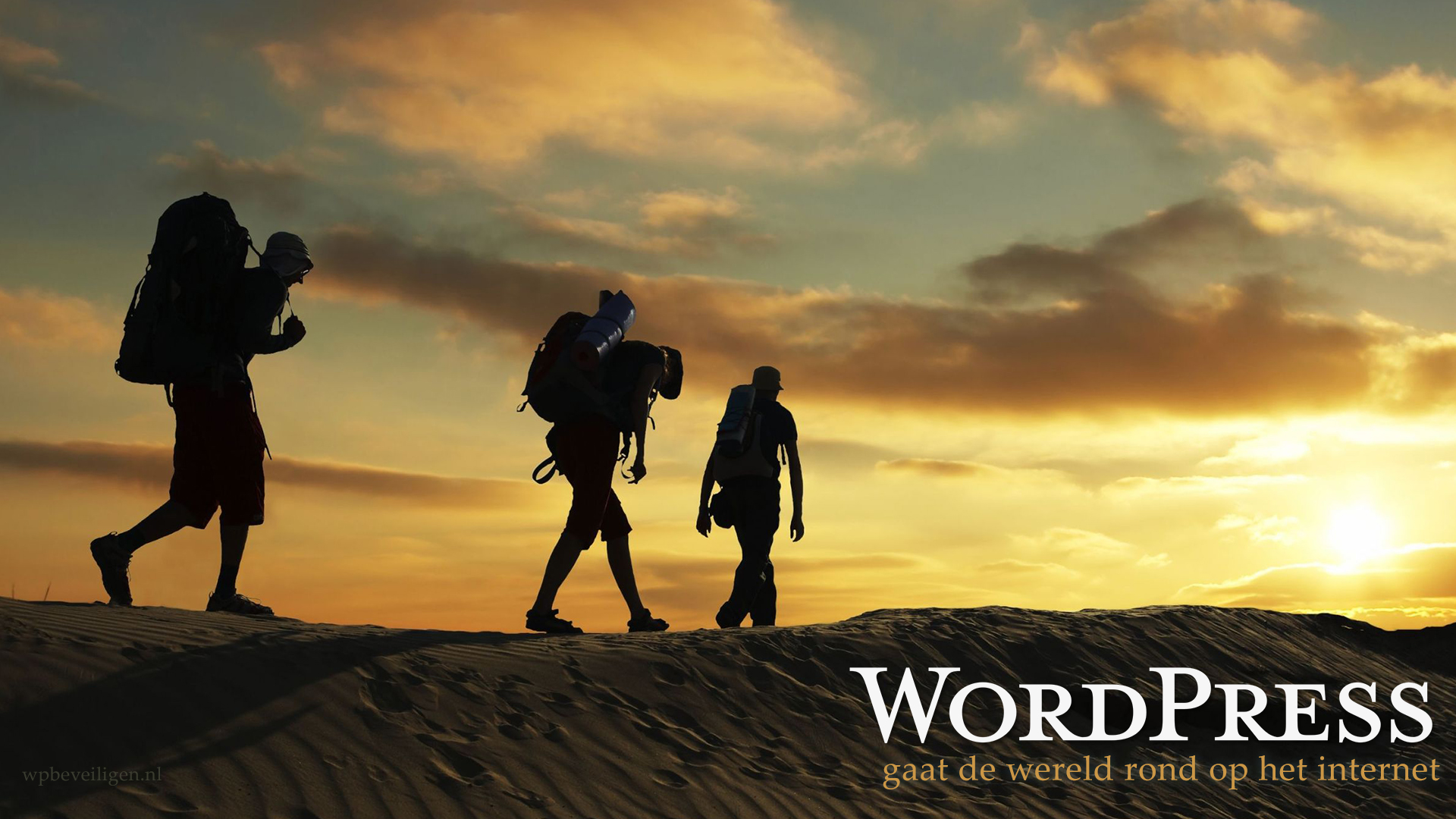 wordpress gaat de wereld rond wallpaper