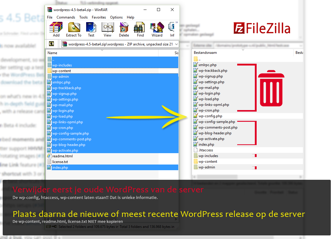 wordpress maken repareren