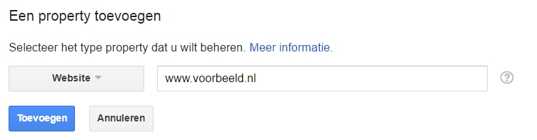 website invullen