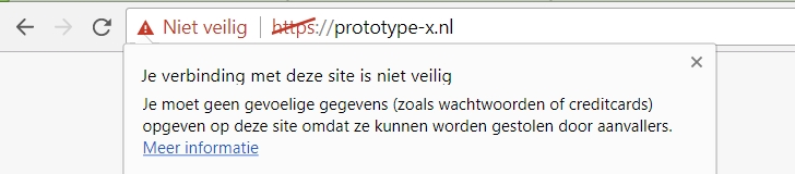 geen certificaat
