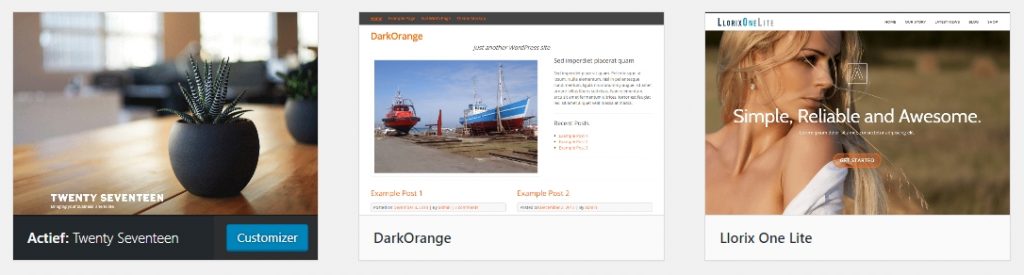 wordpress thema