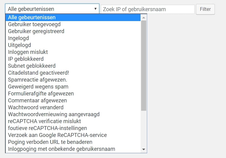 activiteiten logboek