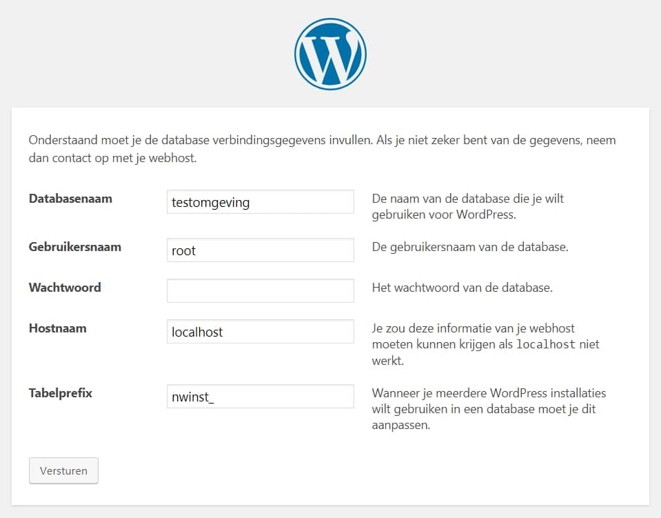 database connectie