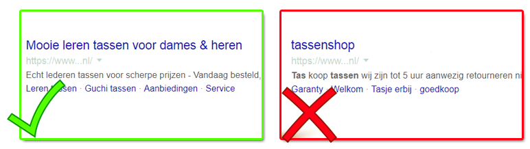 google webshop goed fout
