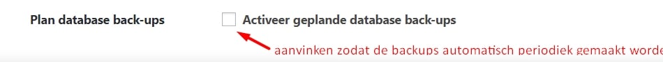 automatische backups