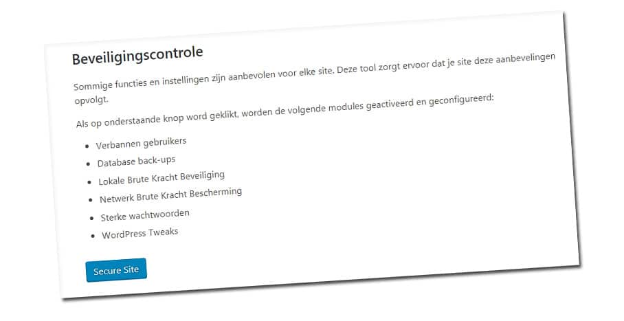 beveiligingscontrole