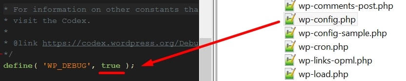 debug modus uitzetten wordpress