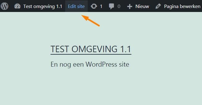 website aanpassen