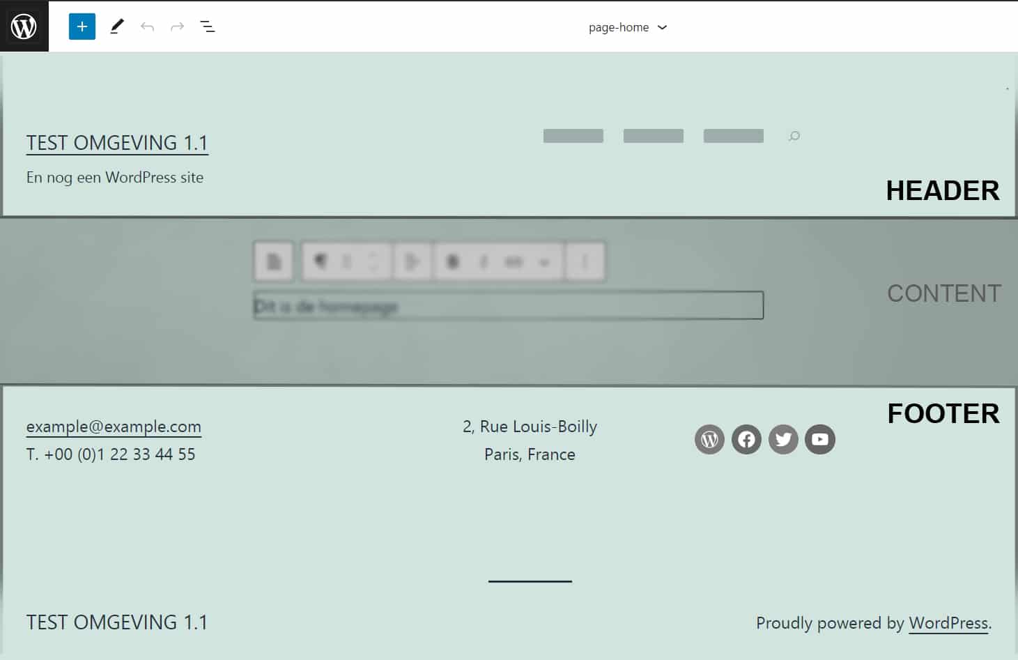 volledige website aanpassen