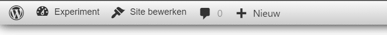apple style toolbar voor wordpress