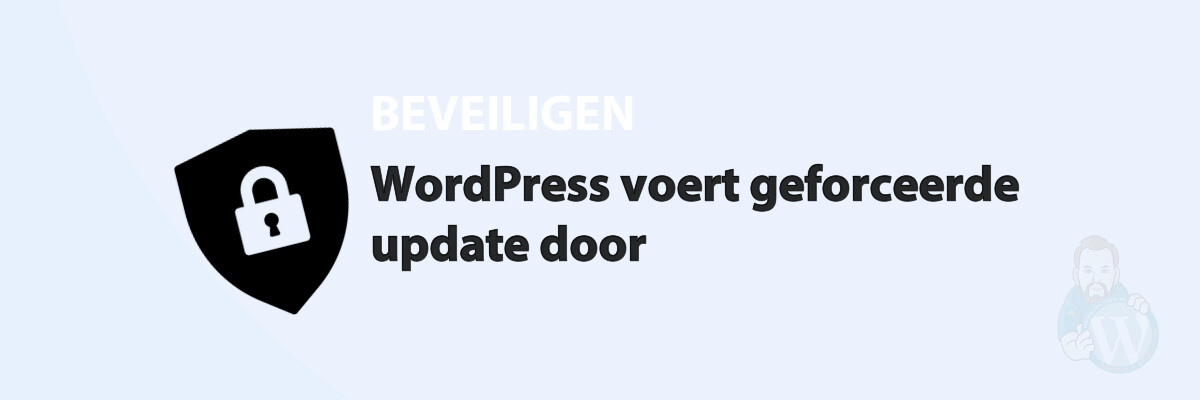 WordPress voert geforceerde update door