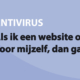 Featured image for Als ik een website op zet.. voor mijzelf, dan gaat dat zo! in category ANTIVIRUS