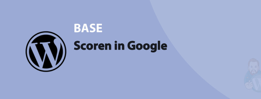 Featured image for Scoren in Google in category BASE