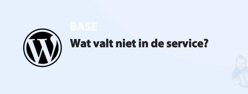 Featured image for Wat valt niet in de service? in category BASE