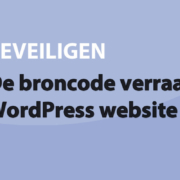 Featured image for De broncode verraad je WordPress website in category BEVEILIGEN