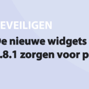 Featured image for De nieuwe widgets in WordPress 5.8.1 zorgen voor problemen in category BEVEILIGEN