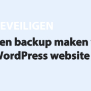 Featured image for Een backup maken van je WordPress website in category BEVEILIGEN