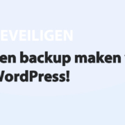 Featured image for Een backup maken van WordPress! in category BEVEILIGEN