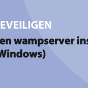 Featured image for Een wampserver installeren (Windows) in category BEVEILIGEN