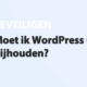 Featured image for Moet ik WordPress update bijhouden? in category BEVEILIGEN