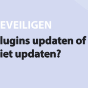 Featured image for Plugins updaten of plugins niet updaten? in category BEVEILIGEN