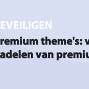 Featured image for Premium theme's: voor & nadelen van premium themes in category BEVEILIGEN