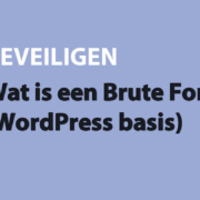 Featured image for Wat is een Brute Force aanval? (WordPress basis) in category BEVEILIGEN