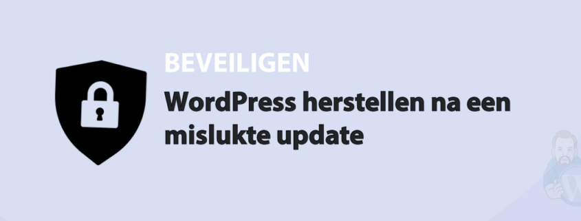 Featured image for WordPress herstellen na een mislukte update in category BEVEILIGEN