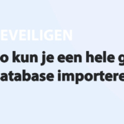 Featured image for Zo kun je een hele grote MySql database importeren in category BEVEILIGEN