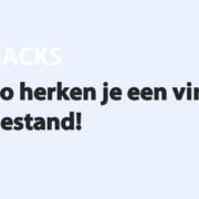 Featured image for Zo herken je een virus bestand! in category HACKS