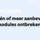 Featured image for Eén of meer aanbevolen modules ontbreken in category OPLOSSEN